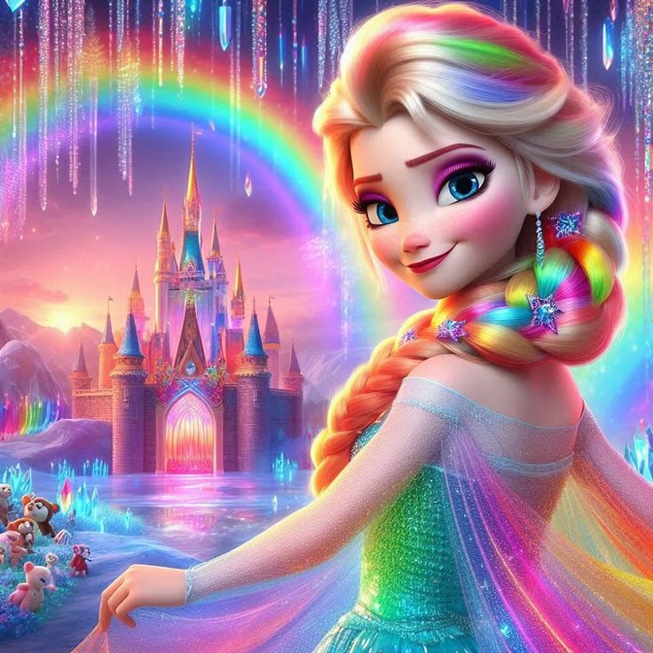 Rainbow Princess Castle