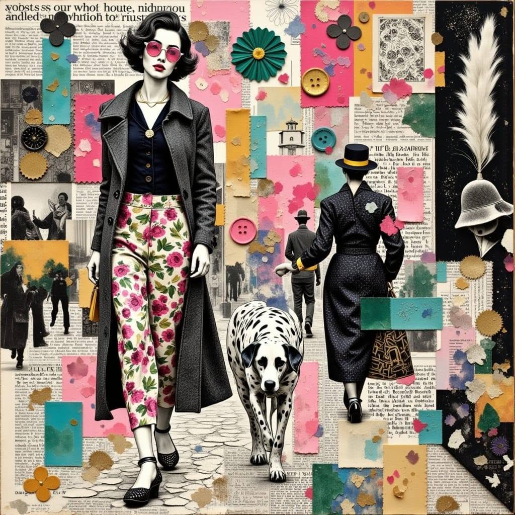 Fashion Collage Woman