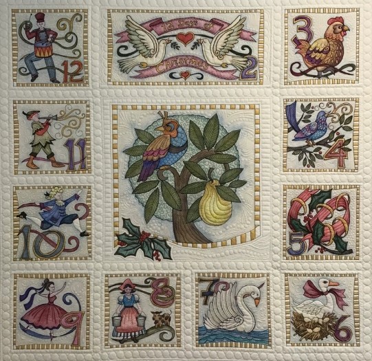 Twelve Days of Christmas Quilt