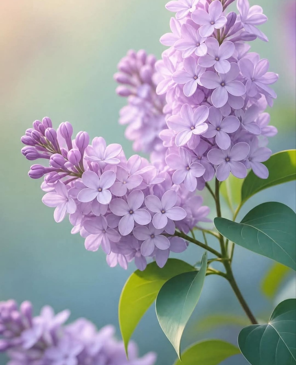 Purple Lilac Blooms