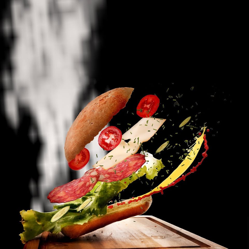 Healthy Sandwich Exploded View
