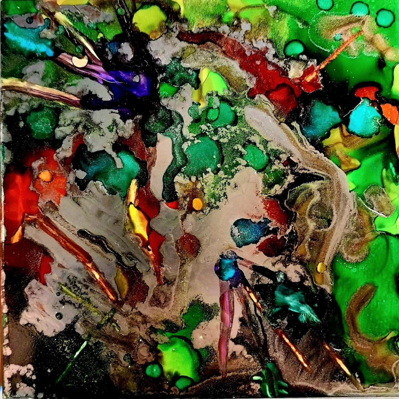 Abstract Alcohol Ink Art