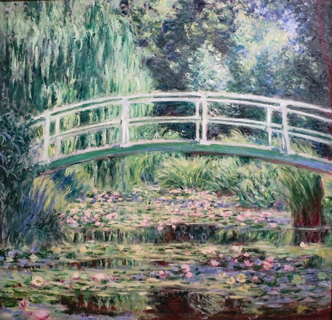 Monet Water Lilies Bridge