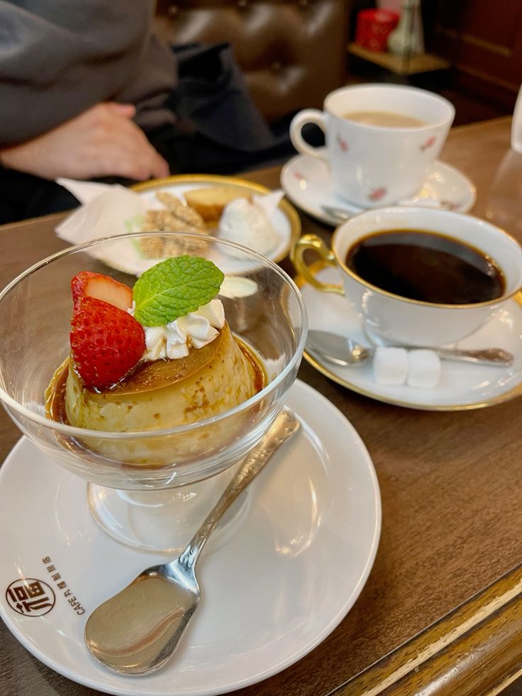 Cafe Pudding And Coffee