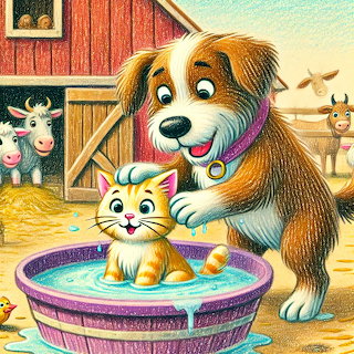 Cat and Dog by Dwergdraak
