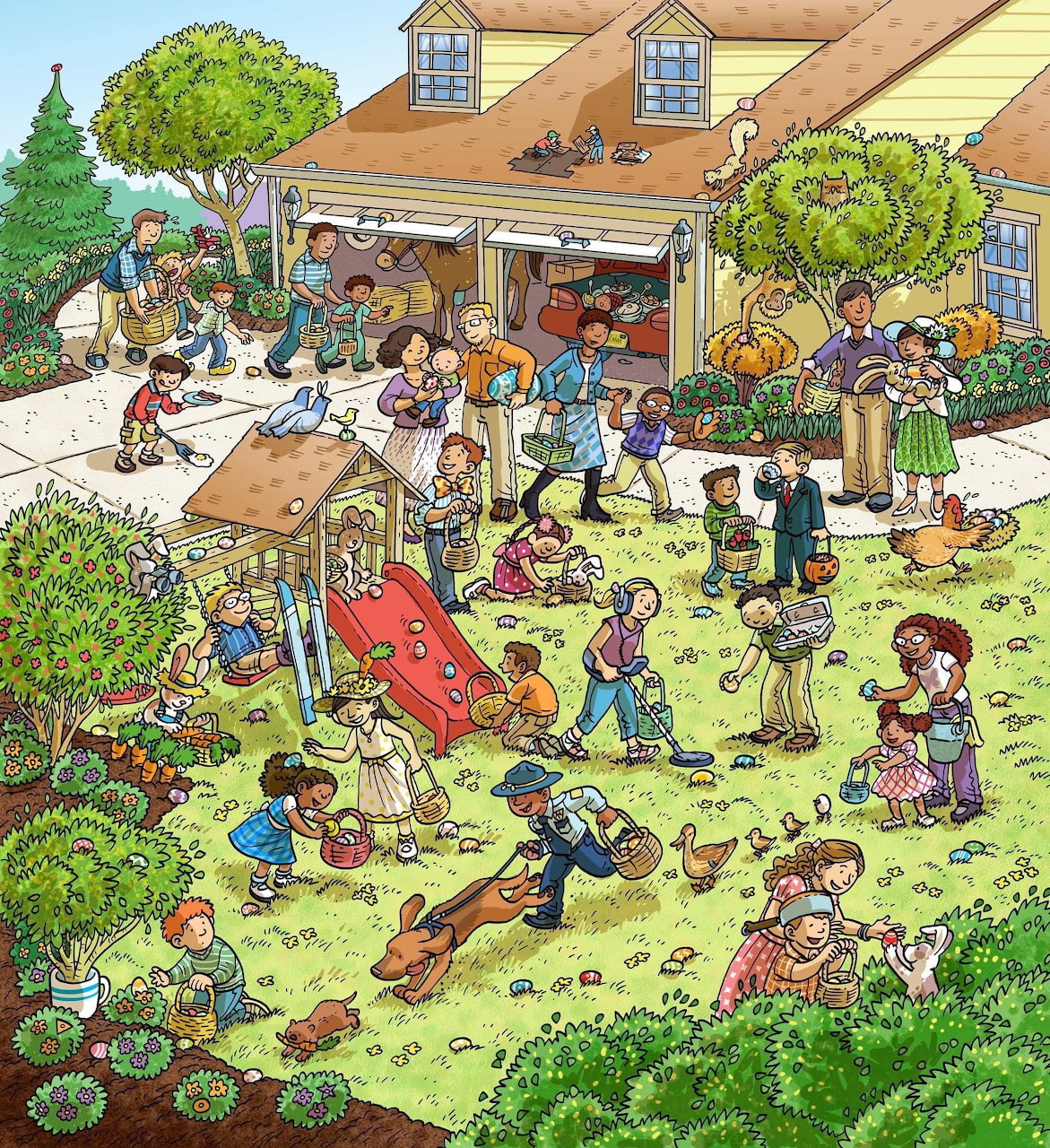 Easter Egg Hunt Garden Party