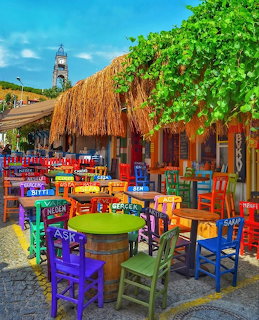 Bozcaada Colorful Café