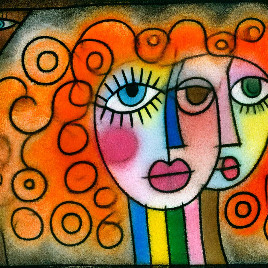 Orange Hair Woman Portrait