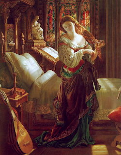 Madeline After Prayer by Maclise
