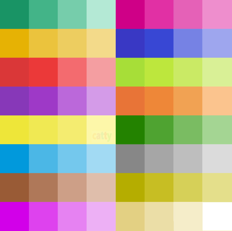 Color Palette Grid