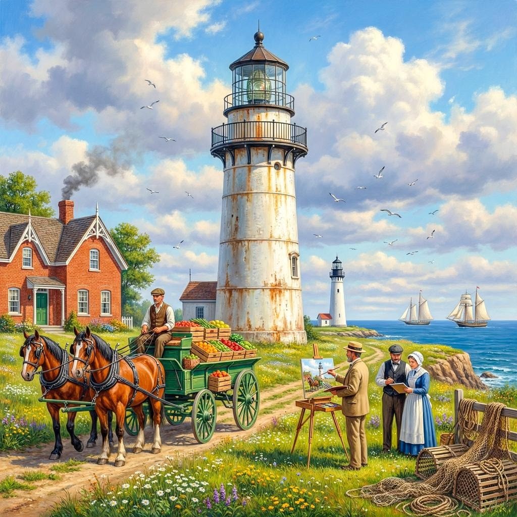 Fruit Wagon at the Lighthouse