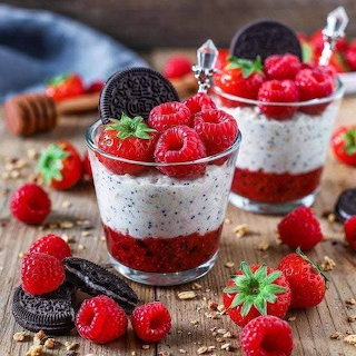 Layered Berry Dessert Cups