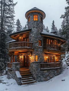 Stone Tower Winter Cabin