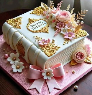 Fancy Book Cake