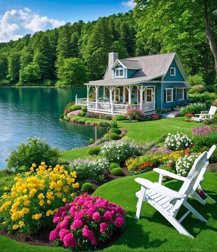 Lakeside Cottage Garden