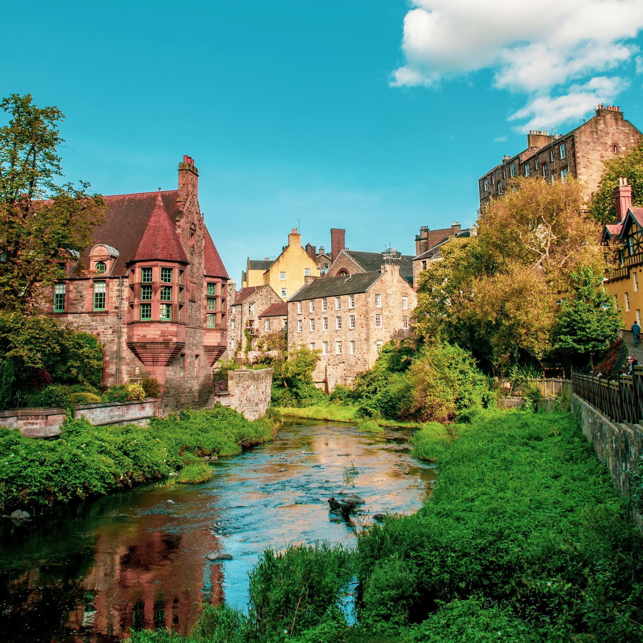 Dean Village Edinburgh Scotland