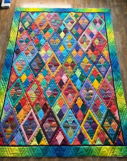 Colorful Diamond Quilt