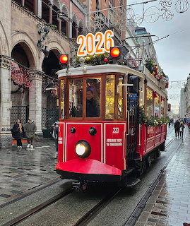 Istanbul Red Tram Street