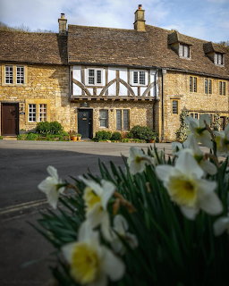 English Cotswold Stone Village