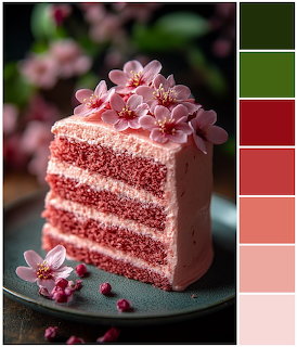 Pink Layered Cake Color Palette
