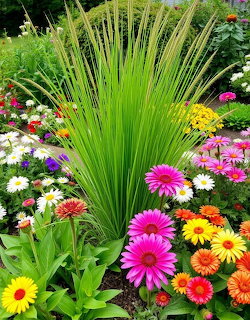 Colorful Garden Flowers