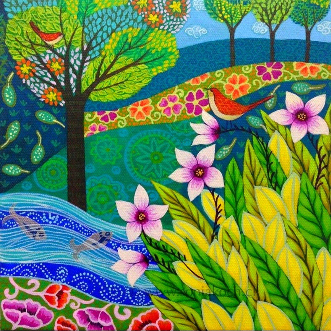 Tropical Garden Art