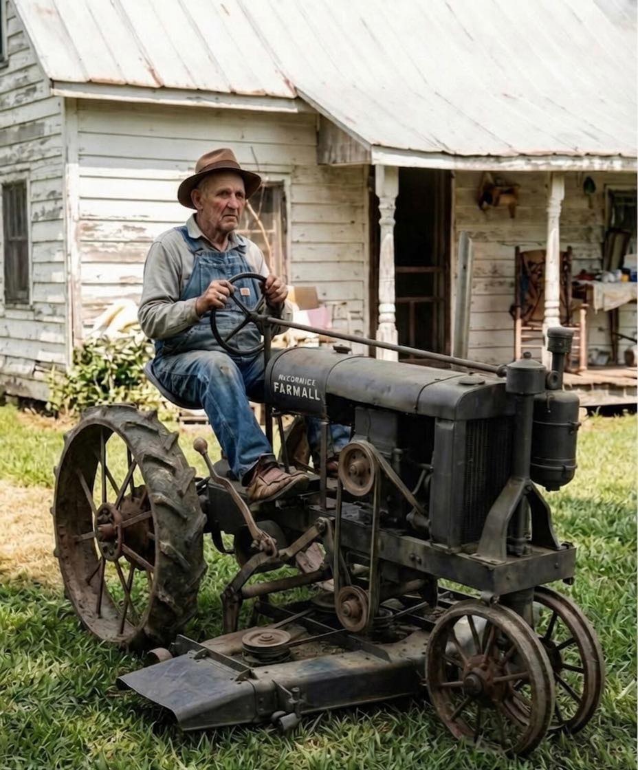 Red Farm Tractor