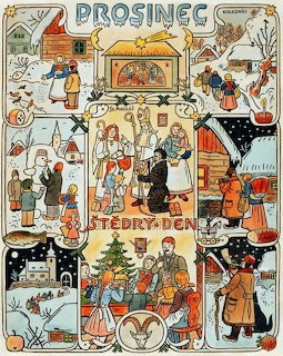 December Winter Village Scenes