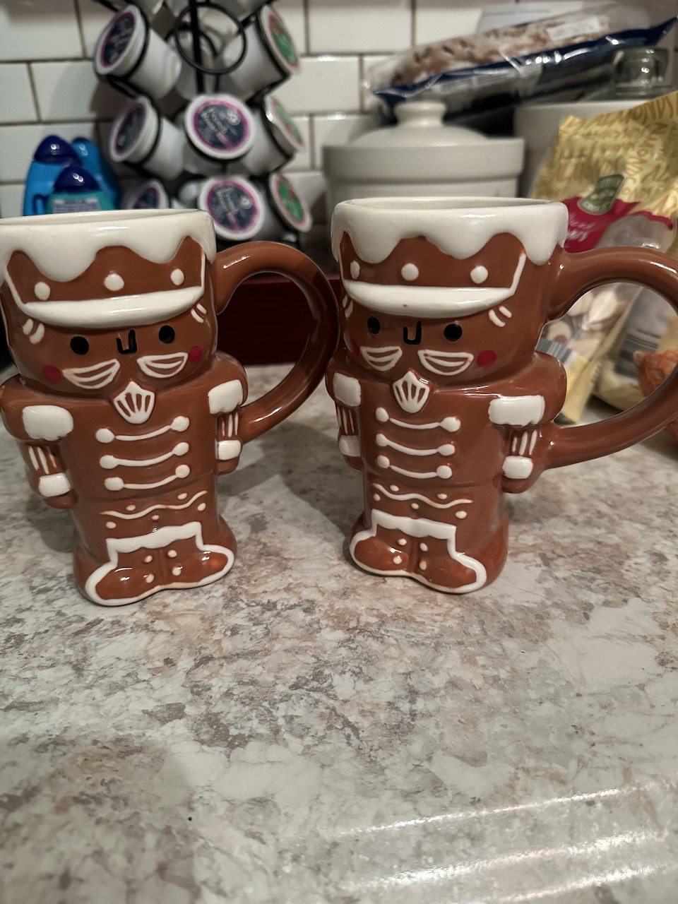 Gingerbread Man Mugs