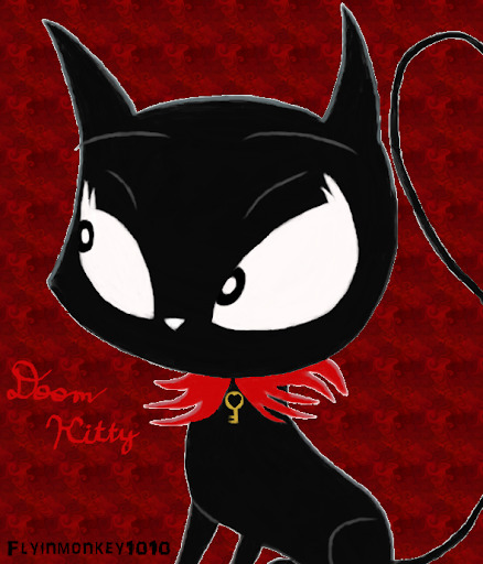 Doom Kitty Black Cat