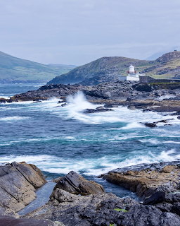 Valentia Island Lighthouse Waves