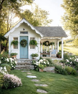 White Garden Cottage