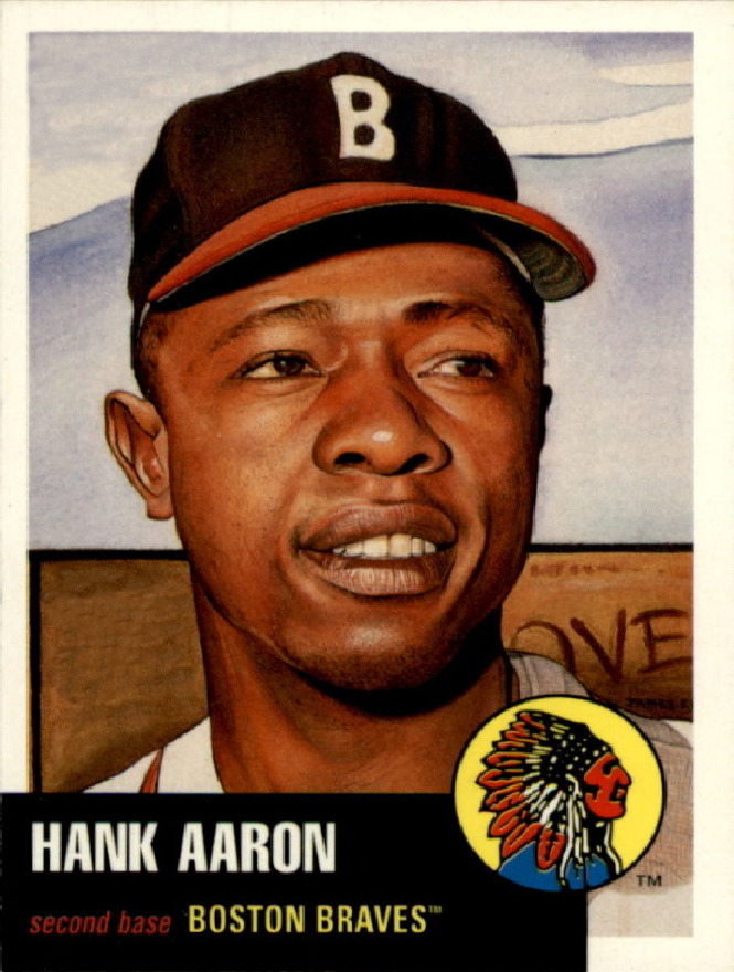 Hank Aaron Topps Card