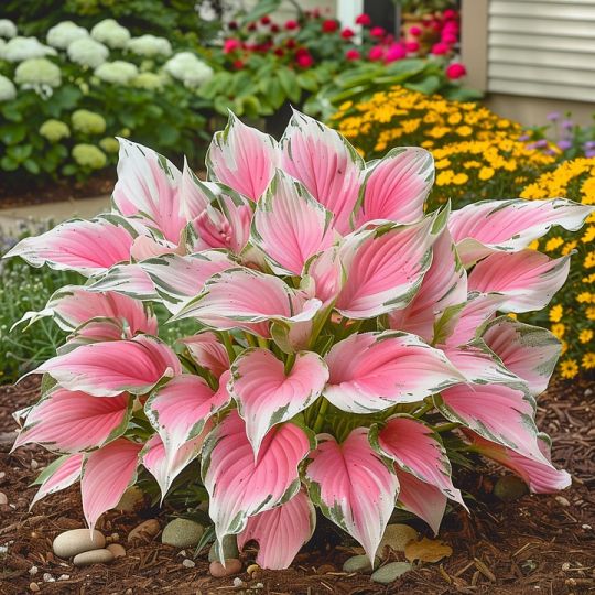 Hosta Funkia Variegated