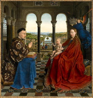Jan van Eyck Virgin and Chancellor