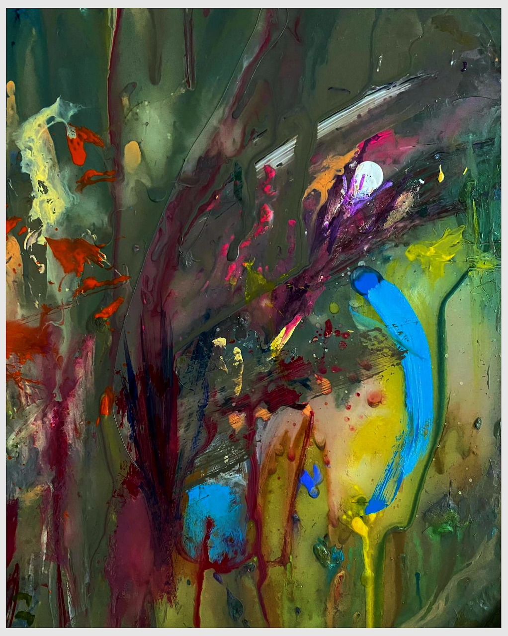 Abstract Floral Painting