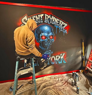 Graffiti Artist at Work