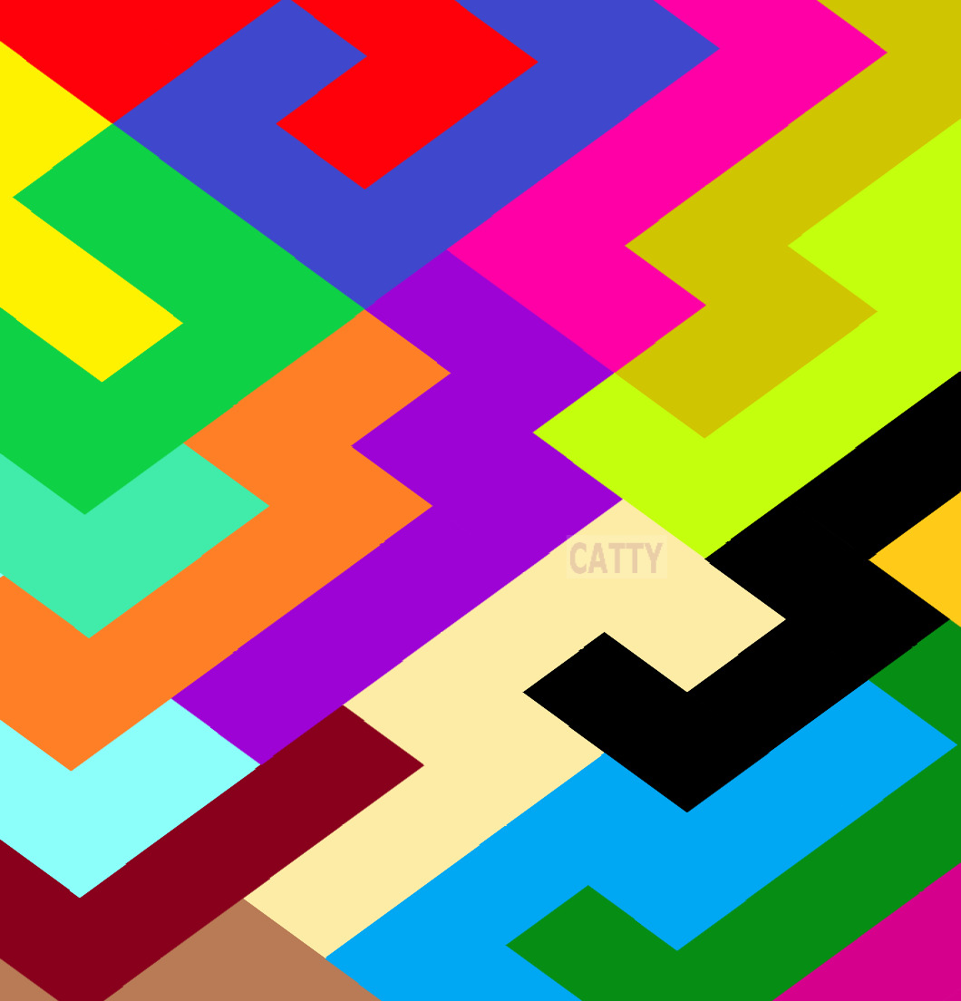 Abstract colorful zigzag chevron pattern with bold geometric shapes in various bright colors