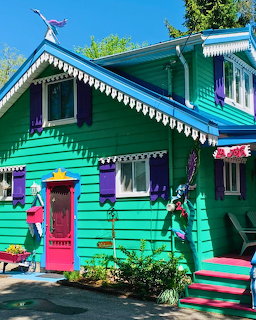 Colorful Green Cottage