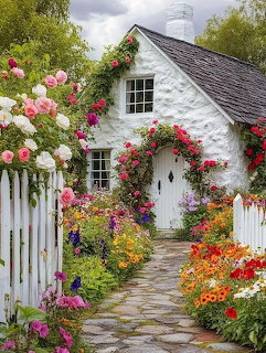 Flower-Filled Cottage