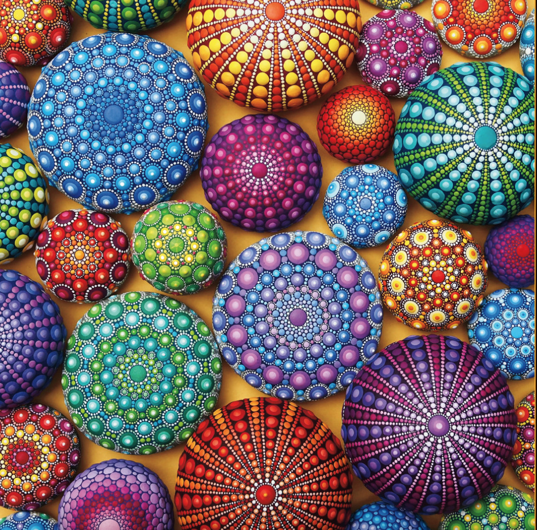 Mandala Painted Stones