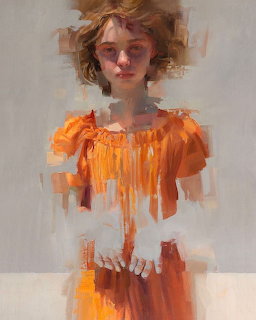 Abstract Figurative Woman Portrait