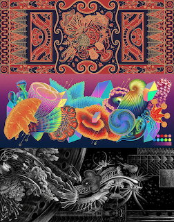 Art Book Covers Triptych