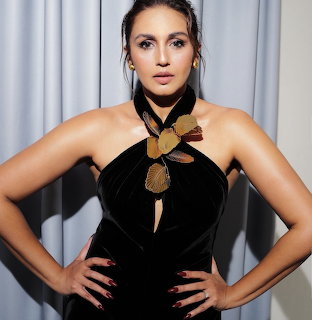 Woman in Black Dress