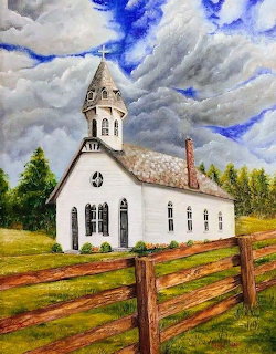 Little White Church by Ronald Lunn