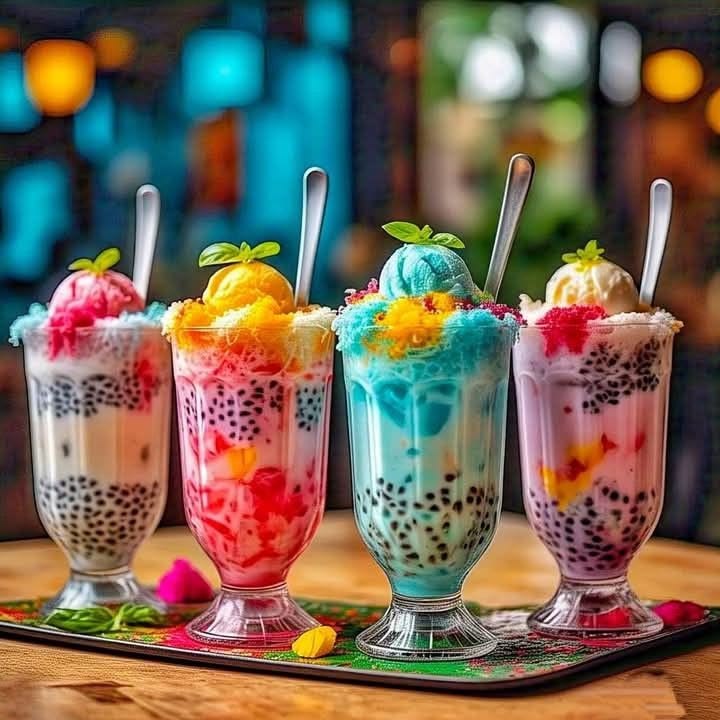 Colorful Fruit Desserts