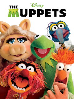 Group of Muppets characters including Kermit the Frog, Miss Piggy, Fozzie Bear, Gonzo, and Animal