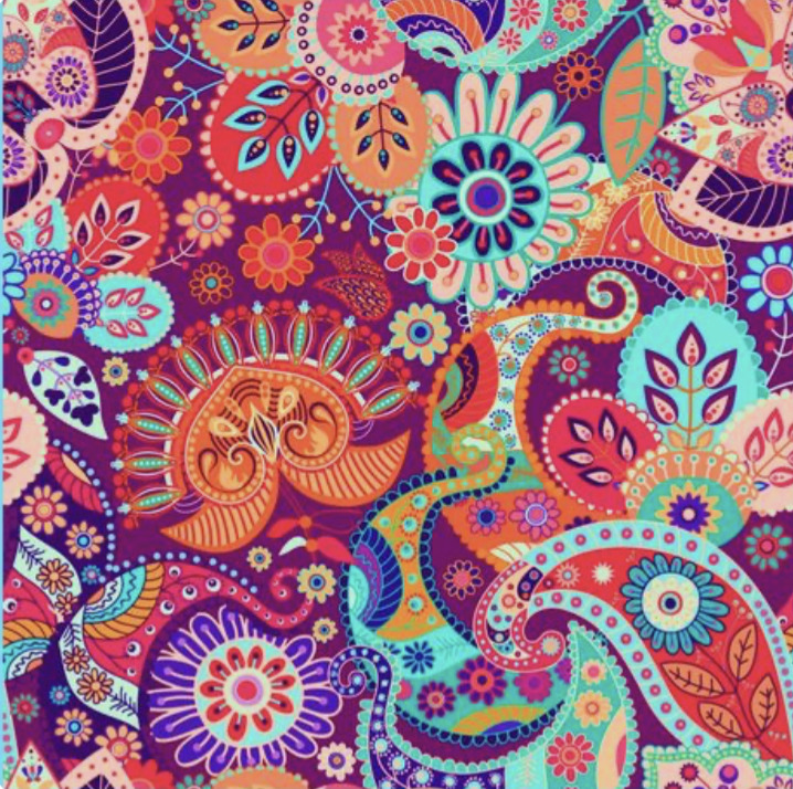 Colorful Paisley Pattern