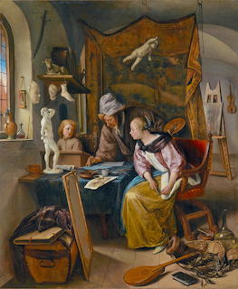 Jan Steen Drawing Lesson
