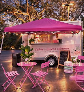 Pink Dessert Food Truck